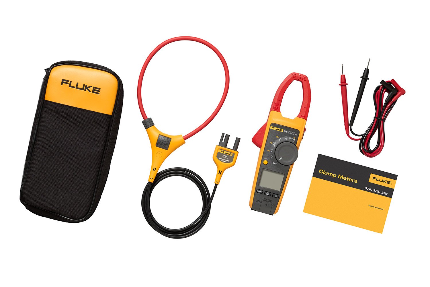 Fluke 376 FC TrueRMS AC/DC Clamp Meter with iFlex Amet Co.,Ltd