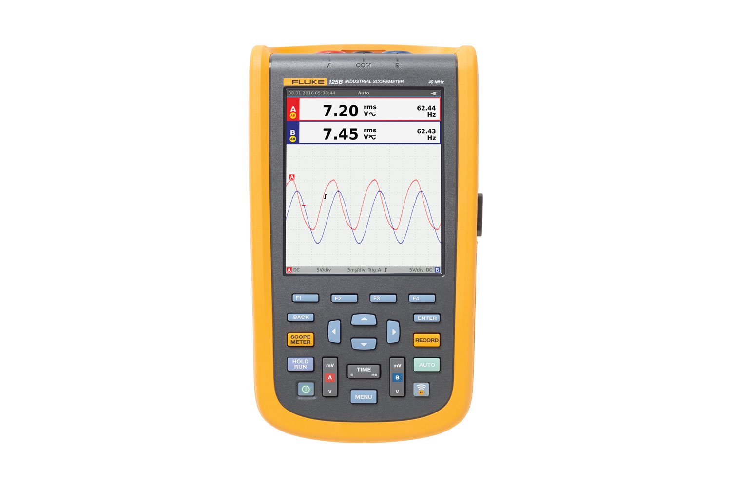 Fluke 125B/INT Industrial ScopeMeter handheld Oscilloscopes