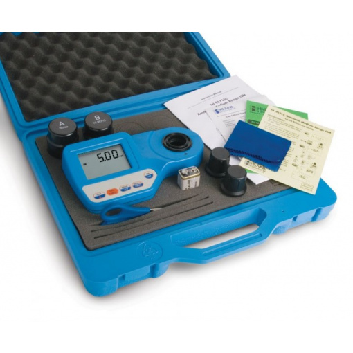 HI96706C PHOSPHOROUS 0.0-15.0 MG/L - PHOTOMETER WITH CAL KITS & CASING