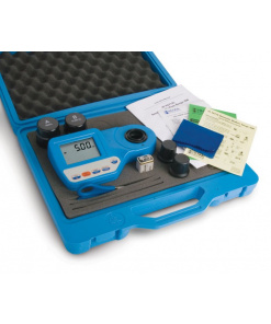 HI96724C CHLORINE FREE & TOTAL 0.00 TO 5.00 MG/L - PHOTOMETER WITH CAL KITS & CASING