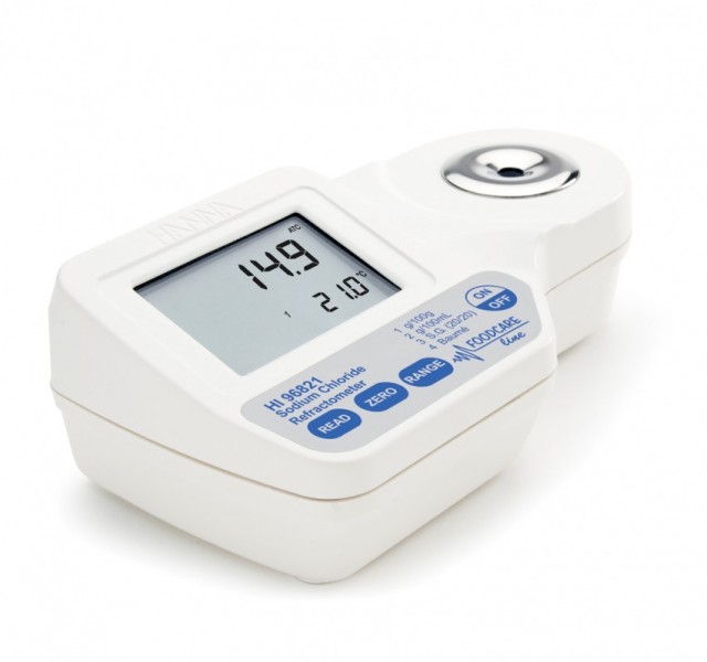 HI96821 SODIUM CHLORIDE - DIGITAL REFRACTOMETER PORTABLE