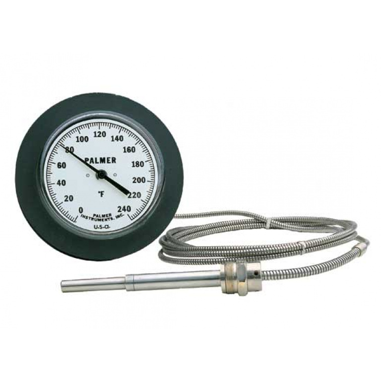 5" Direct Drive Remote Reading Dial Thermometer Model Number 50C Amet